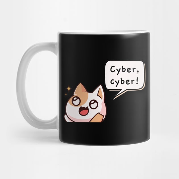 Cyber cyber! | Kawaii Cat by leo-jess